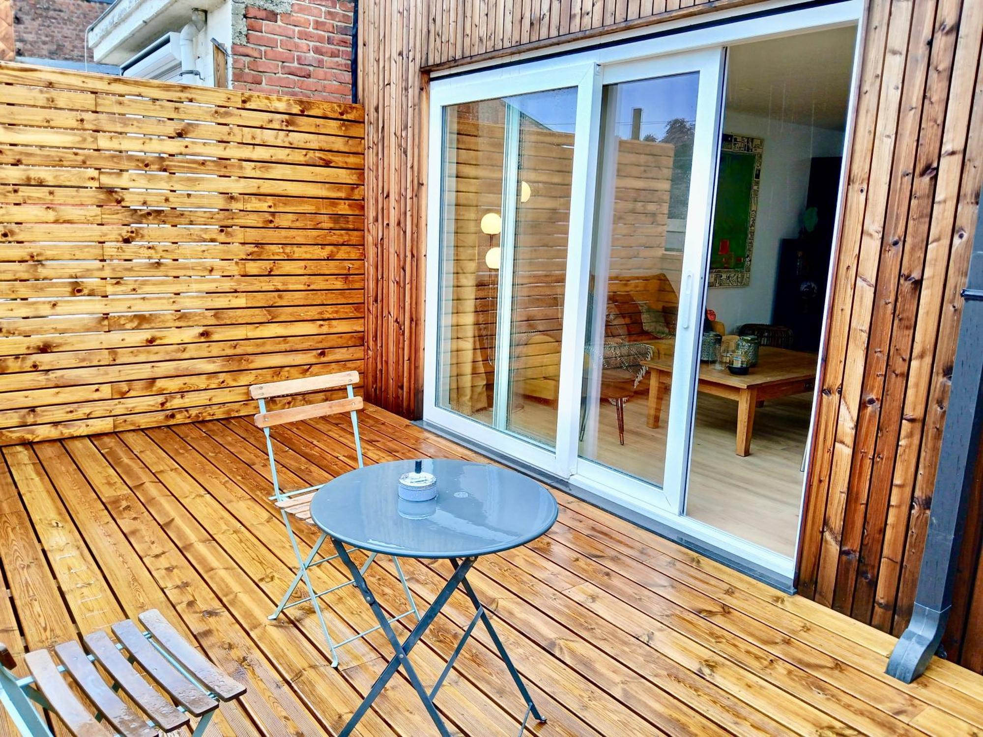 Appartement Du Peintre Theux Luaran gambar
